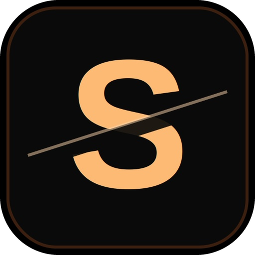 SHADOW S logo with a katana slash